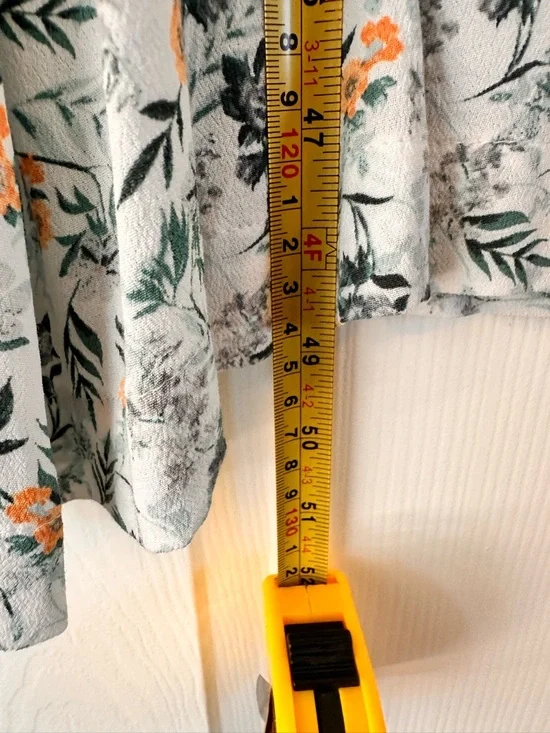 Loft Outlet Floral Ruffled Strap Dress - Picture 6 of 6